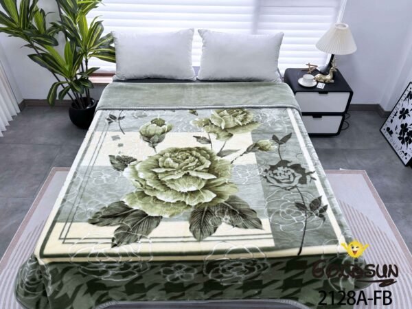 FRAZADA DE TERCIOPELO MODELO COREANO 1 PAÑO 6 KG (FARDO X 16 UNDS)