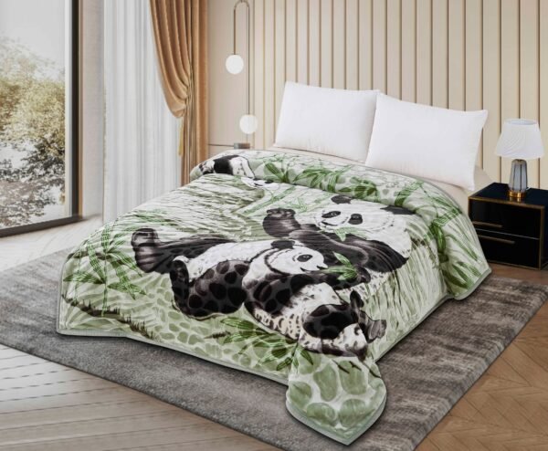 FRAZADA DE TERCIOPELO MODELO COREANO 1 PAÑO 6 KG (FARDO X 16 UNDS)