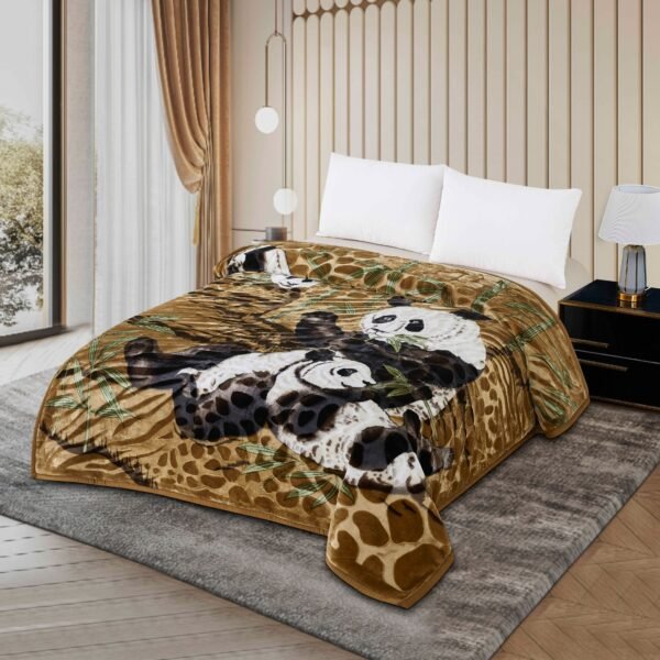 FRAZADA DE TERCIOPELO MODELO COREANO 1 PAÑO 6 KG (FARDO X 16 UNDS)