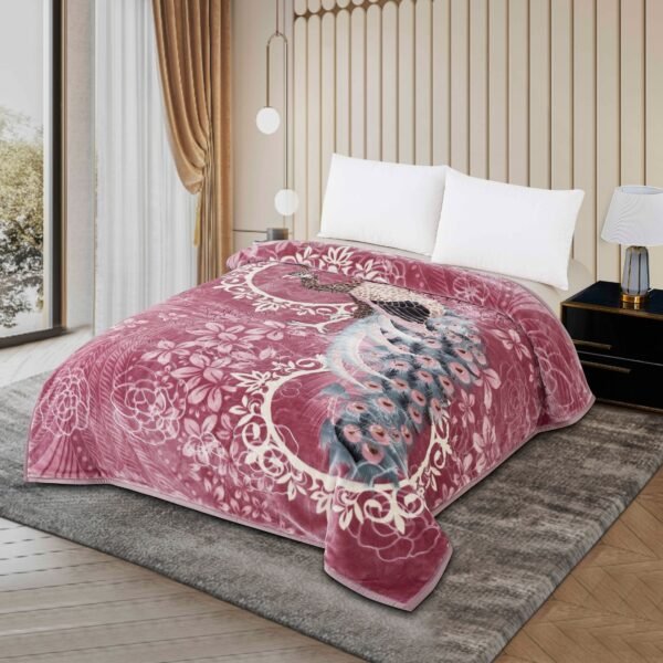 FRAZADA DE TERCIOPELO MODELO COREANO 1 PAÑO 6 KG (FARDO X 16 UNDS)