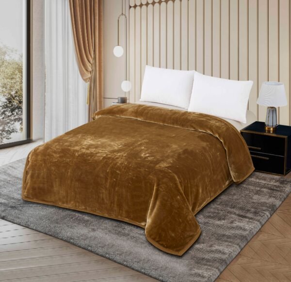 FRAZADA DE TERCIOPELO MODELO COREANO 1 PAÑO 6 KG (FARDO X 16 UNDS)