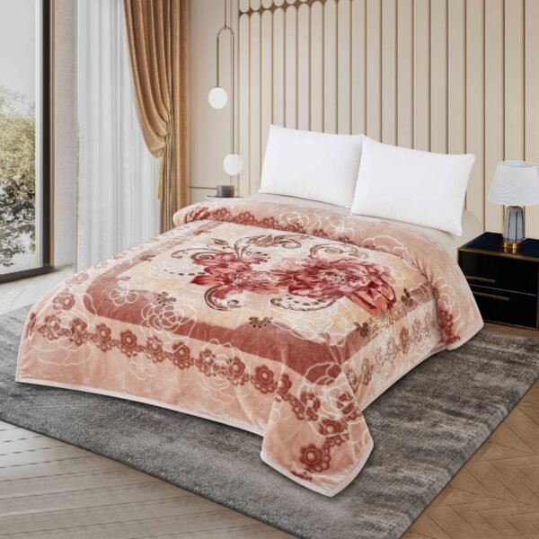 FRAZADA DE TERCIOPELO MODELO COREANO 1 PAÑO 6 KG (FARDO X 16 UNDS)