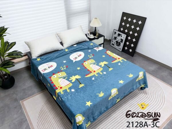 MANTA PIEL DE DURAZNO ESTAMPADA 800G (FARDO X 100 UNDS)