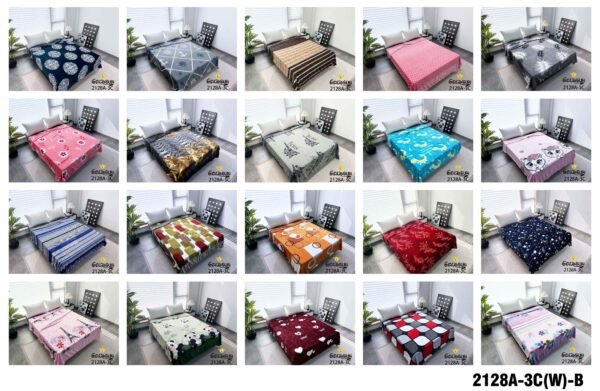 MANTA PIEL DE DURAZNO ESTAMPADA 800G (FARDO X 100 UNDS)