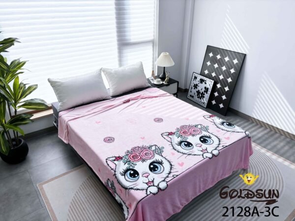 MANTA PIEL DE DURAZNO ESTAMPADA 800G (FARDO X 100 UNDS)