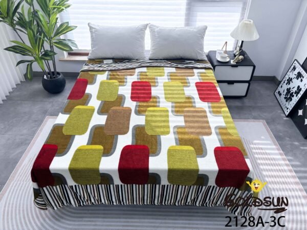 MANTA PIEL DE DURAZNO ESTAMPADA 800G (FARDO X 100 UNDS)