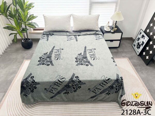 MANTA PIEL DE DURAZNO ESTAMPADA 800G (FARDO X 100 UNDS)