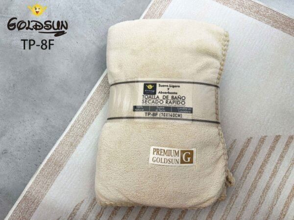 TOALLÓN MICROFIBRA C.E. CON RIBETE 90X160 CM (FARDO X 15 DOC)