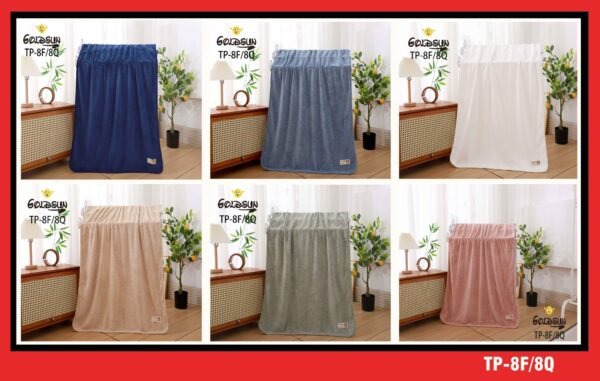 TOALLÓN MICROFIBRA C.E. CON RIBETE 90X160 CM (FARDO X 15 DOC)