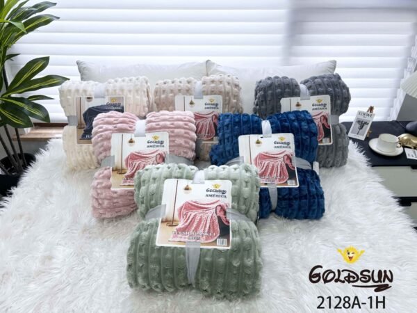 MANTA PREMIUM ANTIALERGICA ALTO RELIEVE MODELO PIÑA (FARDO X 48 UNDS)