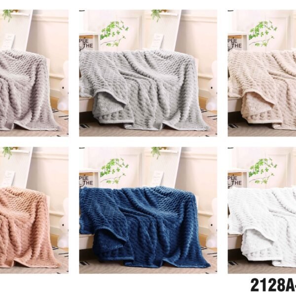 MANTA PREMIUM ANTIALERGICA ALTO RELIEVE PIEL DE COCODRILO (FARDO X 48 UNDS)