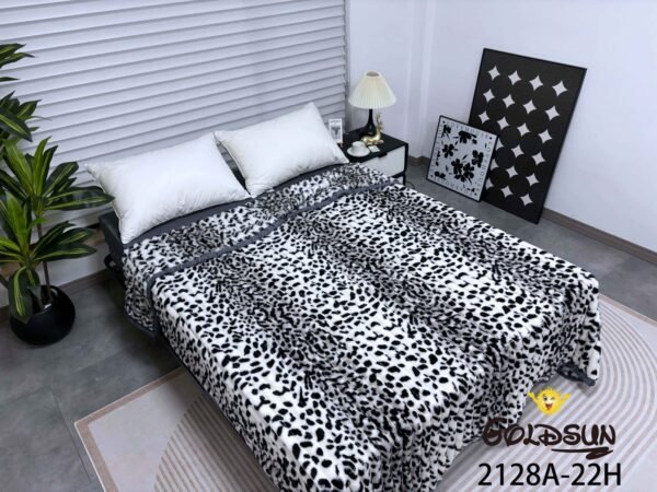 MANTA PREMIUM ANTIALERGICA ALTO RELIEVE ANIMAL PRINT (FARDO X 48 UNDS)