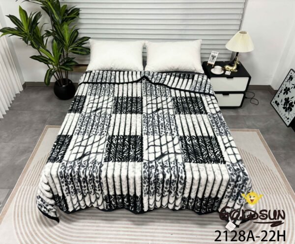 MANTA PREMIUM ANTIALERGICA ALTO RELIEVE ANIMAL PRINT (FARDO X 48 UNDS)