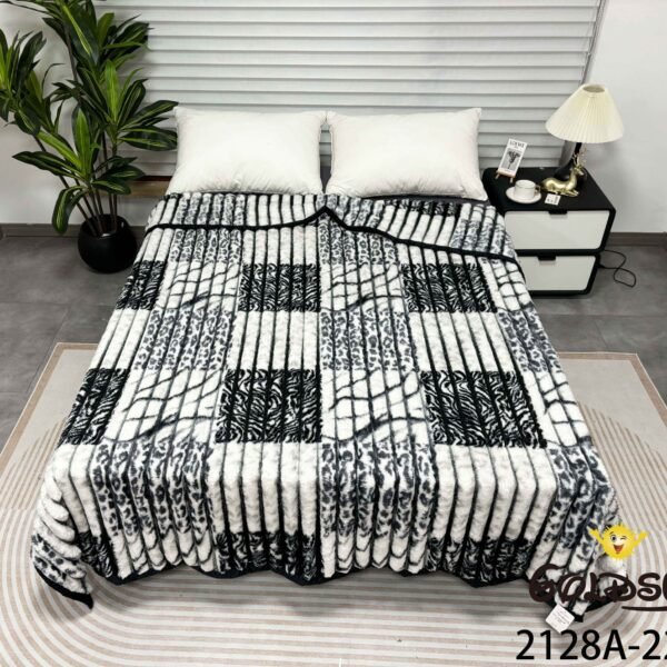 MANTA PREMIUM ANTIALERGICA ALTO RELIEVE ANIMAL PRINT (FARDO X 48 UNDS)