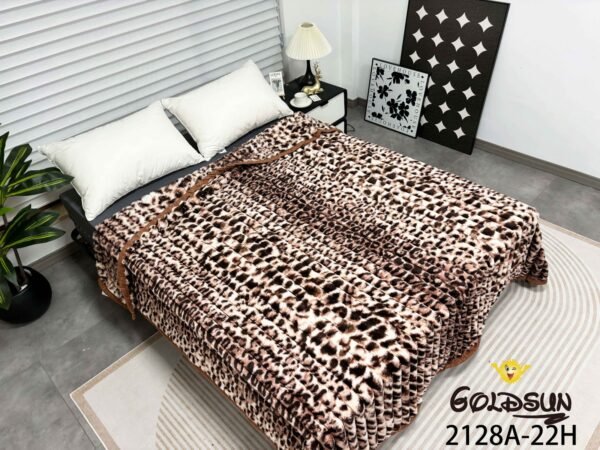 MANTA PREMIUM ANTIALERGICA ALTO RELIEVE ANIMAL PRINT (FARDO X 48 UNDS)