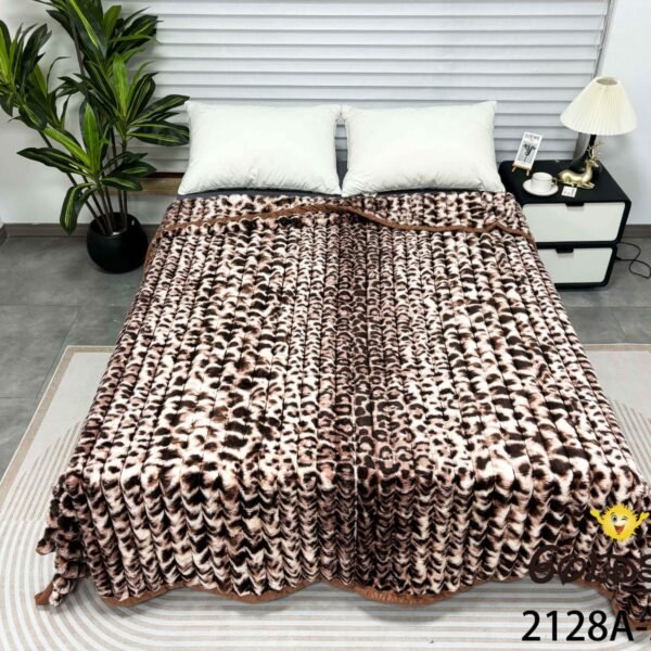 MANTA PREMIUM ANTIALERGICA ALTO RELIEVE ANIMAL PRINT (FARDO X 48 UNDS)