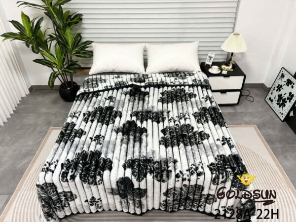 MANTA PREMIUM ANTIALERGICA ALTO RELIEVE ANIMAL PRINT (FARDO X 48 UNDS)