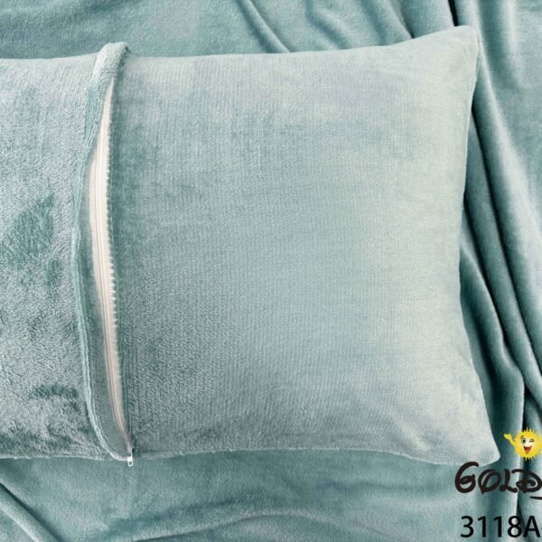 COBERTOR 5 PIEZAS PIEL DE ANGEL EN ALTO RELIEVE 4D PREMIUM (CAJA X 10 UNDS)