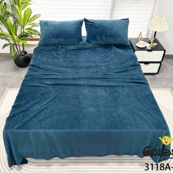 COBERTOR 5 PIEZAS PIEL DE ANGEL EN ALTO RELIEVE 4D PREMIUM (CAJA X 10 UNDS)