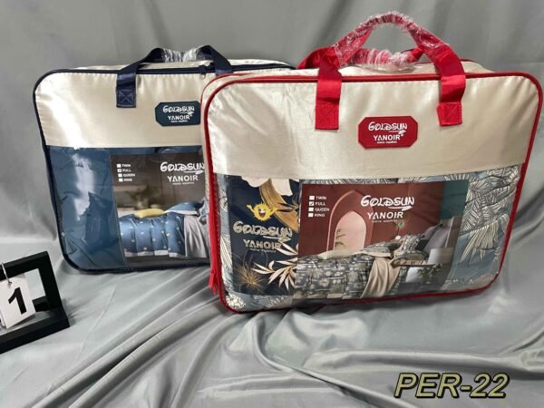 SET EDREDÓN DE VERANO 5 PIEZAS ESTAMPADO (FARDO X 24 UNDS)