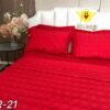 SET EDREDÓN DE VERANO 5 PIEZAS COLOR ENTERO QUEEN (CAJA X 08 UNDS)