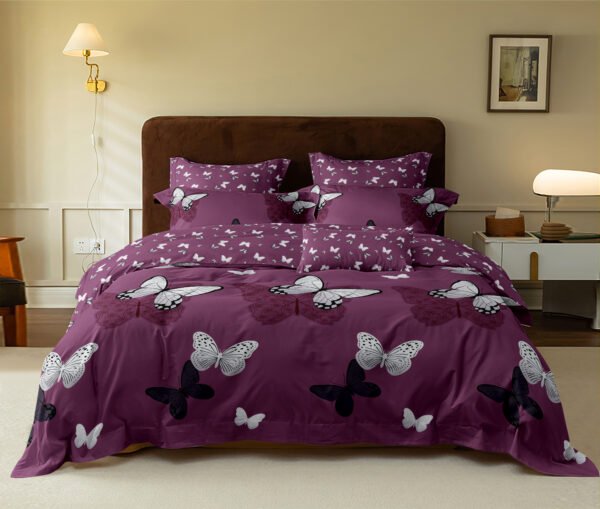SET DE COBERTOR 7 PIEZAS QUEEN (FARDO X 16 UNDS)