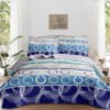 SET DE COBERTOR 7 PIEZAS QUEEN (FARDO X 16 UNDS)