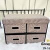 BANCO CON CAJONES DESARMABLE RECTANGULAR (CAJA X 2 UNDS)