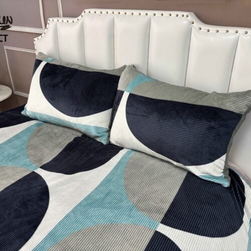 COBERTOR ACOLCHADO P/C 3 PIEZAS 2 PLAZAS ESTAMPADO (FARDO X 20 UNDS)