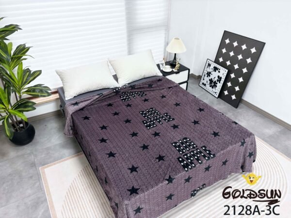 MANTA PIEL DE DURAZNO ESTAMPADA 800 G (FARDO X 100 UNDS)