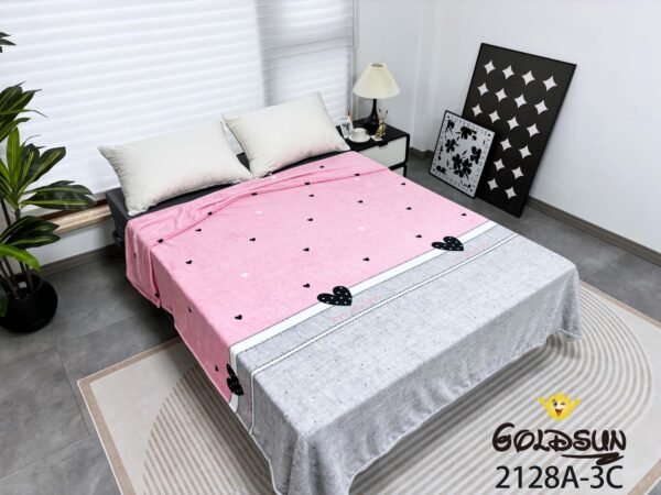 MANTA PIEL DE DURAZNO ESTAMPADA 800 G (FARDO X 100 UNDS)