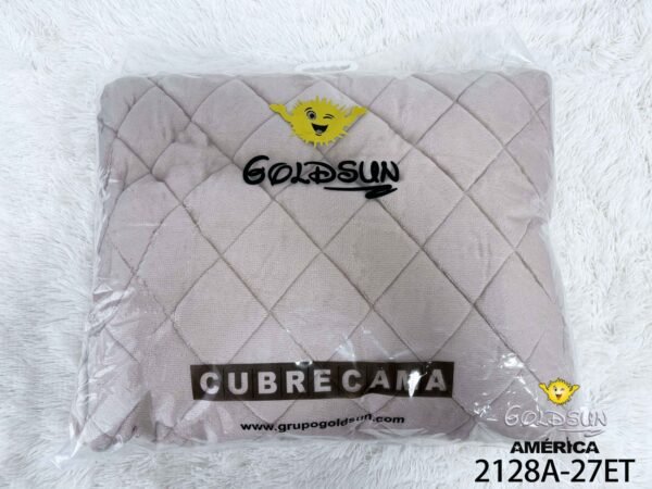 EDREDON 3 PIEZAS PIEL CON CARNERO PEGADO COLOR ENTERO (FARDO X 40 UNDS)