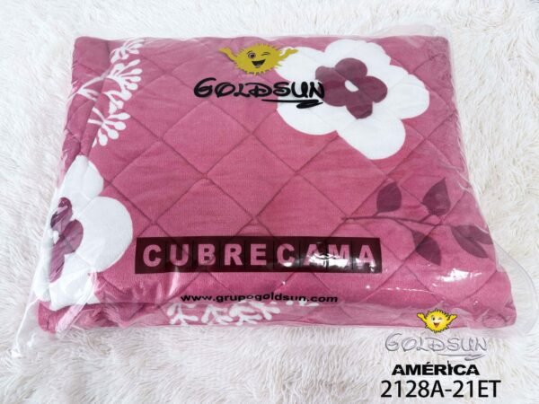 EDREDON 3 PIEZAS PIEL CONCARNERO PEGADO ESTAMPADO (FARDO X 40 UNDS)