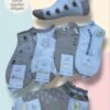 MEDIAS TALONERAS DELGADAS DE ALGODON DISEÑOS PARA DAMA (FARDO X 100 DOC)