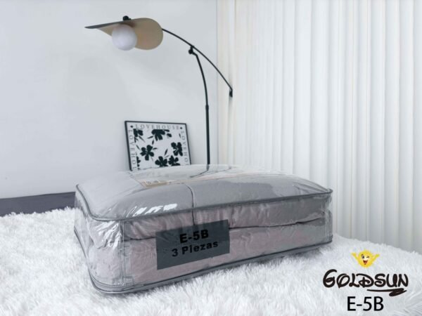 COBERTOR PREMIUM TELA CON PIEL DE ANGEL 3 PIEZAS (CAJA X 24 UNDS)