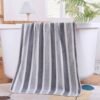 TOALLA DE MICROFIBRA RAYADA MEDIDA 70 X 140 CM (FARDO X 20 DOC)