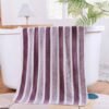 TOALLA DE MICROFIBRA RAYADA MEDIDA 70 X 140 CM (FARDO X 20 DOC)