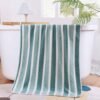 TOALLA DE MICROFIBRA RAYADA MEDIDA 70 X 140 CM (FARDO X 20 DOC)
