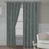 CORTINAS DE LINO 100% BLACKOUT COLOR ENTERO CON ARGOLLA (CAJA X 36 UNDS)