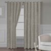 CORTINAS DE LINO 100% BLACKOUT COLOR ENTERO CON ARGOLLA (CAJA X 36 UNDS)