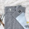 CORTINAS DE LINO 100% BLACKOUT COLOR ENTERO CON ARGOLLA (CAJA X 36 UNDS)