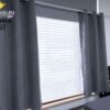 CORTINAS DE LINO 100% BLACKOUT COLOR ENTERO CON ARGOLLA (CAJA X 36 UNDS)