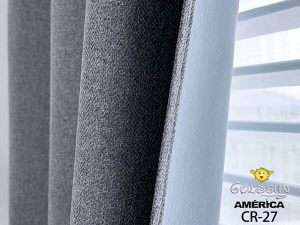 CORTINAS DE LINO 100% BLACKOUT COLOR ENTERO CON ARGOLLA (CAJA X 36 UNDS)