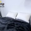 FRAZADA DE TERCIOPELO MODELO COREANO 1 PAÑO 6 KG COLOR ENTERO (CAJA X 9 UNDS)