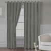 CORTINAS DE LINO 100% BLACKOUT COLOR ENTERO CON ARGOLLA (CAJA X 36 UNDS)