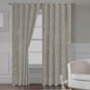 CORTINAS DE LINO 100% BLACKOUT COLOR ENTERO CON ARGOLLA (CAJA X 36 UNDS)