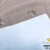 CORTINAS DE LINO 100% BLACKOUT COLOR ENTERO CON ARGOLLA (CAJA X 36 UNDS)