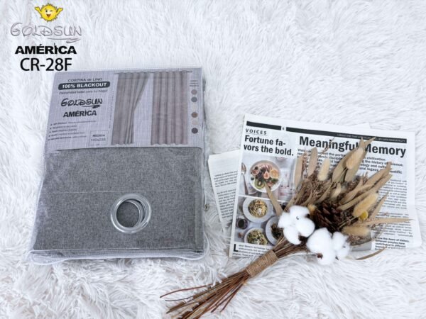 CORTINAS DE LINO 100% BLACKOUT COLOR ENTERO CON ARGOLLA (CAJA X 36 UNDS)